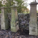 Sand Stone Georgian Gateposts