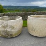 LT303 & LT304 Superb Pair of 18thC Limestone Troughs