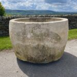 LT303 Superb 18th Century Limestone Circular Trough